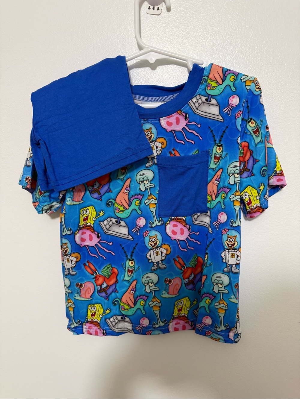BAMBOO Spongebob Pocket Tee & Shorts Set